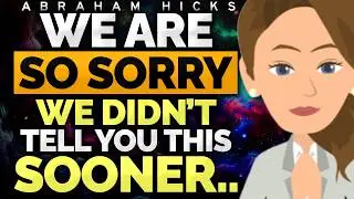 Make Sure To Watch THIS Before Tonight…⏰ Abraham Hicks 2025