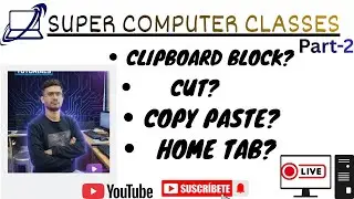 Clipboard block in MS word in hindi language | cut copy and paste option | home tab part 2