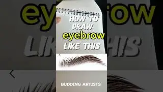 ✨HOW TO DRAW EYEBROW ✨❤ #eyebrow #art #arttutorial #drawing #art #myartistlife #eyebrowtutorial