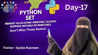 Learn Python Set | Masti Adda Coding Zone