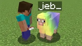 all mobs love in minecraftwhat if you name a sheep with jeb_