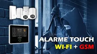 Kit Alarme de Segurança Touch Wi-Fi com Chip GSM Novadigital - Tuya Alexa e Google