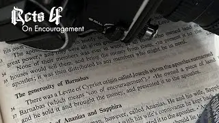 Acts Four | Being An Encouragement