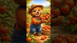 🐻🍅 Aha Tamatar Bade Majedar 😋 | Cute Bhalu Ki Masti | Viral Cartoon Short