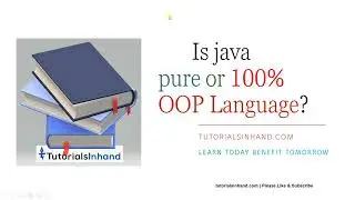 Is java purely oop or 100% oop | Is java pure object oriented language explain?
