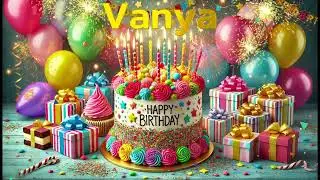 Happy Birthday Vanya - Vanya Happy Birthday Song