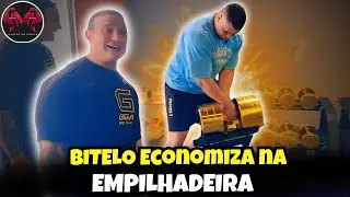 Bitelo Economiza na Empilhadeira e ajuda o Giga na Academia  😂