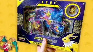 I'm so Excited! Pokemon Jolteon Vmax Premium Collection Box Opening