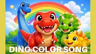 Dinosaur Colors Song 🦖 | Learn Colors with Dinosaurs
