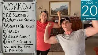 Upper Body Kettlebell HIIT Workout | Strength, Posture & Arm Endurance