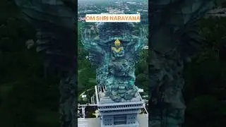 THE TALLEST HINDU GOD STATUE IN THE WORLD #narayan #garuda #hindugod #statue #sanatandharma  #viral