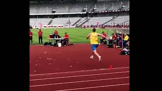 EMACS 2017. High jump at the European Masters Athletic Championships 2017 Decathlon M45 (1.82m).