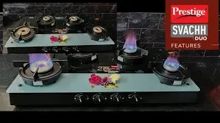 MY NEW  4 BURNERS STOVE/ దసరా షాపింగ్ /PRESTIGE SVACHH DUO GLASS TOP UNBOXING /MY HONEST REVIEW