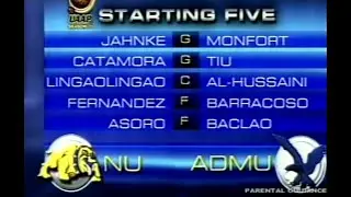 Ateneo vs NU Season 70 Round 1 2007