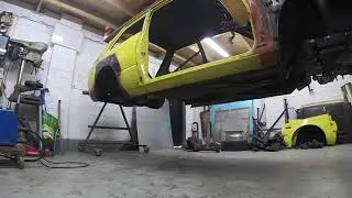 CWF - Vlog #31 - Toyota Starlet Rear Axle Mounting Points and chassis rails