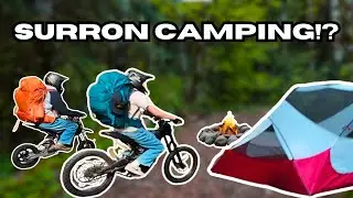 SURRON CAMPING OFF THE GRID! | PNW backcountry E-bike Camping.