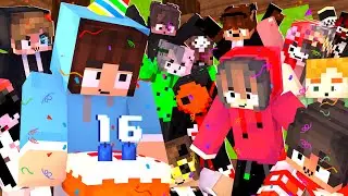 УСТРОИЛИ СОРЕВНОВАНИЯ С ДРУЗЬЯМИ НА ДЕНЬ РОЖДЕНИЕ / MINECRAFT МАЙНКРАФТ