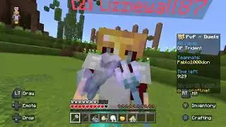 OP trident on Cubecraft 