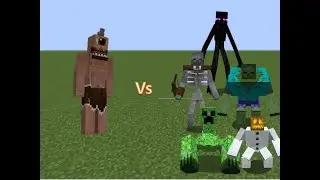 Cyclops (Ice And Fire) Vs Mutant Beasts in Minecraft Mobs Battle
