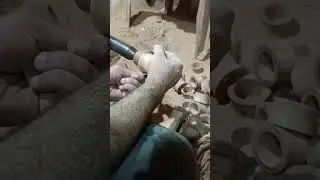 From Rough to Smooth &ndash; Napkin Ring Sanding Process. #sandpaper #sandpapercraft #woodworking