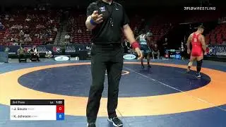 97 Kg 3rd Place - James Souza, Army (WCAP) Vs Khymba Johnson, New York Athletic Club 9810