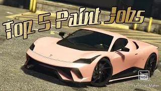 Top 5 Paint Jobs Grotti Furia!!