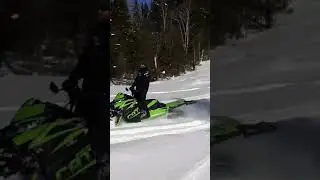 2018 arctic cat mountain cat m8000 practicing  re entries