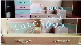#scrapbooking #storage accessories #tutorial/#tuto accessoires de #rangement pour scrap