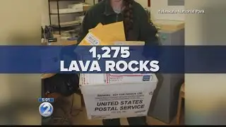 Unlucky lava? National parks still receive rock returns by mail