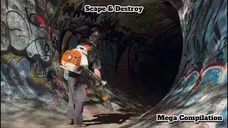 Landscaping Overgrown Skate Spots To Skate (Scape & Destroy Mega Compilation)