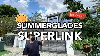 SUMMERGLADES di Tepi Tasik | 2-Storey SUPERLINK 24x80 - 3,000sf di Cyberjaya Perdana Lakeview WEST