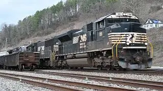 NS headed south thru Oakdale TN, A busy day headed south.