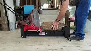 Harbor Freight 10 ton log splitter review
