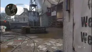 MY FIRST CALL OF DUTY WORLD WAR 2 TRICKSHOT!!!