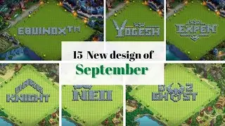 New top 15 showcase base// name base// August//th15 troll base // clashofclan