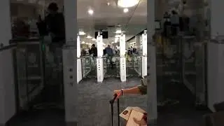 Brisbane airport when the officer ask me to delete it coz its not  allowed☹️☹️