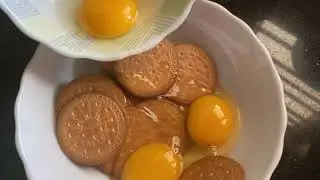 Biscuit pudding || No bake pudding || easy pudding with arrowroot biscuits