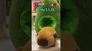 Cute Capybara Plushie with Turtle Backpack #toys