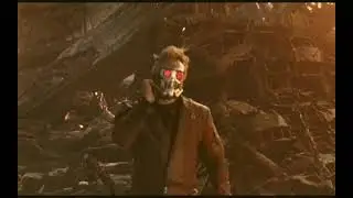 Star Lord 'Boom' Middle finger Scene [Funny Moments] Infinity War 2018