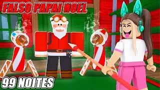 TEM UM FALSO PAPAI NOEL EM 99 NOITES NA FLORESTA - Roblox