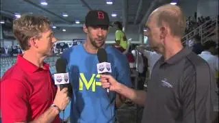 Michael Phelps Interview at the Arena Pro Swim Series at Charlotte
