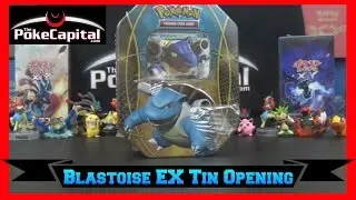 Pokemon Blastoise EX Tin Opening