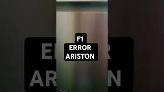 F 1 error Ariston dishwasher