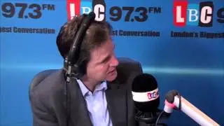 Clegg Given Torrid Time On Call Clegg Over Lord Rennard Scandal