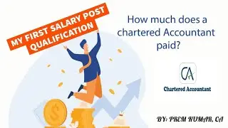 CA Starting Salary after Qualification | My First CA Salary (Payslip)