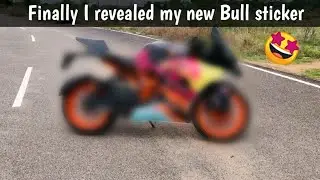 finally I revealed my new Bull sticker 🥰🤩 | Rc 200 | KTM upgrades | Srini vlogs