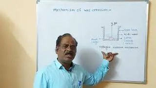 Mechanism of Wet OR electrochemical corrosion |Hydrogen evolution mechanism| MSBTE | Basic chemistry