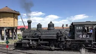 Cumbres & Toltec 463 Departs Antonito