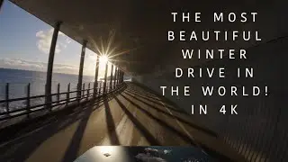 The most beautiful winter drive in the world in 4K