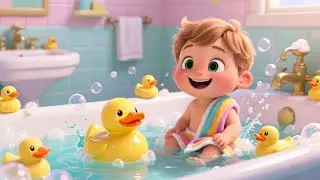 Bath Time Duckies Song 🦆🛁 | Fun Baby Songs & Nursery Rhymes for Kids | bath song, duckies song